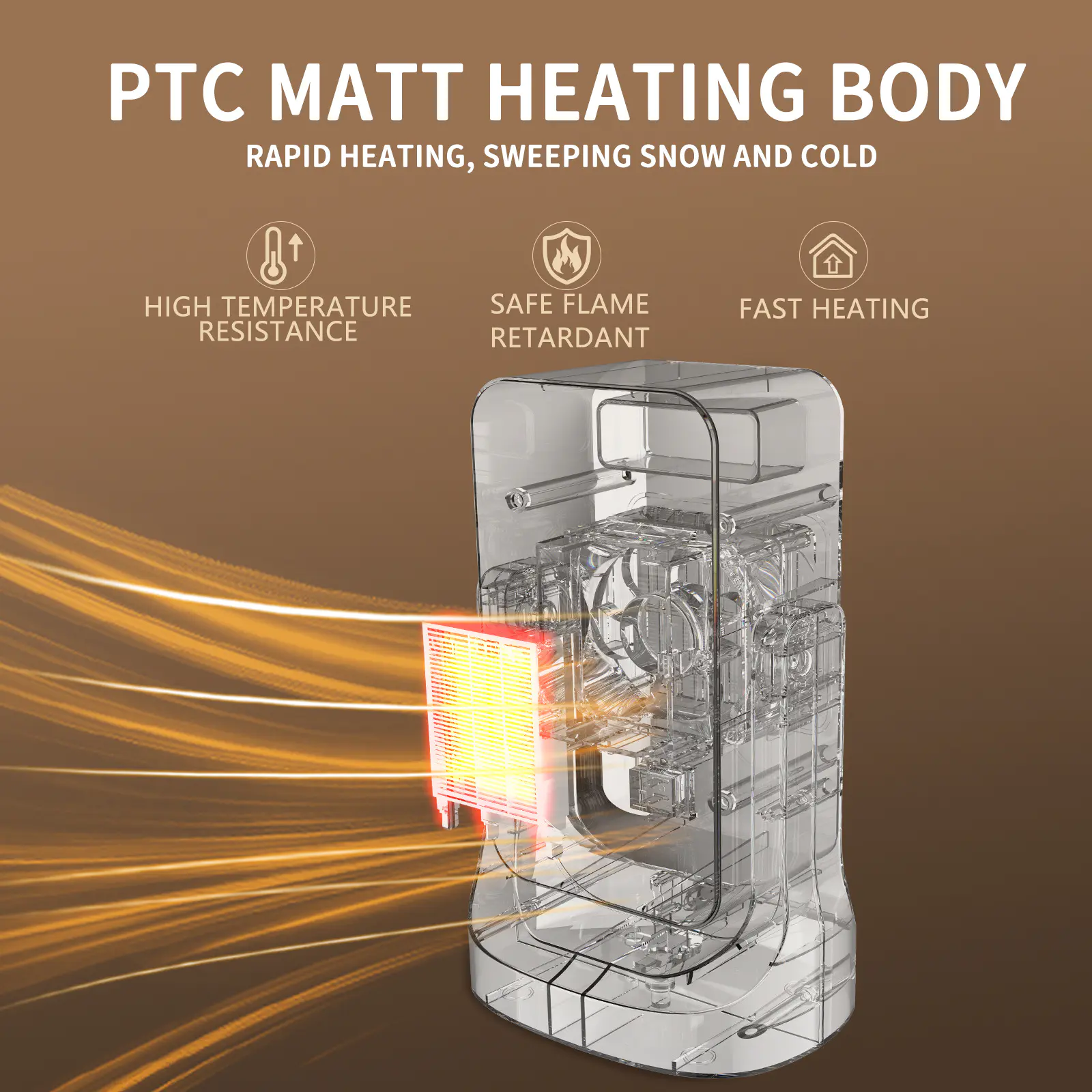 Ptc Black Space Heater Ptc Black Space Heater